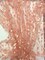 1 Yard Dusty Rose 3D Butterfly Mesh Fabric with Satin Appliqué on Lightweight Stretch Tulle 54 Inch Wide